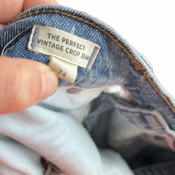 Madewell The Perfect Vintage Crop Jean - plus size - Picture 7 of 9